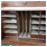 Vintage Secretary Hutch. Base cabin...