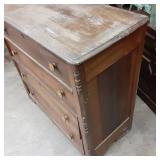 Solid Wood Vintage 4 drawer tall bo...