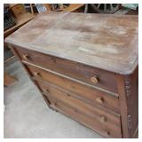 Solid Wood Vintage 4 drawer tall bo...