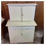 Solid Wood white and ivory painted ...