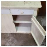 Solid Wood white and ivory painted ...