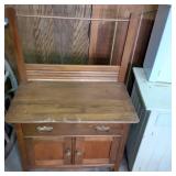 Solid Wood Vintage Entry or Hall Bu...
