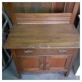 Solid Wood Vintage Entry or Hall Bu...