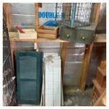 Vintage Green metal 2 drawer file b...
