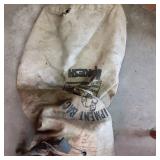 Vintage advertisement canvas sack f...