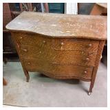 Solid Wood Vintage 4 drawer Buffet ...