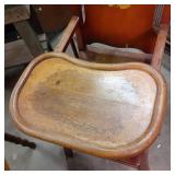Antique solid Wood baby highchair w...