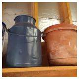 Lot including a decorative metal mi...