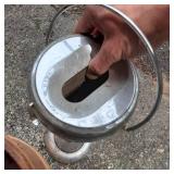 Set of 2 outdoor metal cigarette bu...