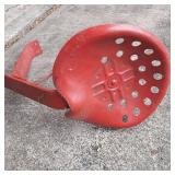 Heavy Duty Solid Metal Red painted ...