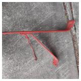 Heavy Duty Solid Metal Red painted ...