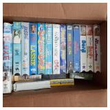2 box lot of Vintage VHS tapes, mul...