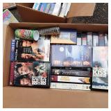 2 box lot of Vintage VHS tapes, mul...