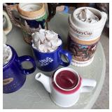 Box of Collectible Beer Steins and ...