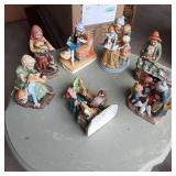 Large lot of hand painted Lefton ce...