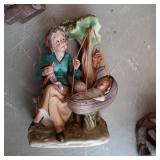 Large lot of hand painted Lefton ce...
