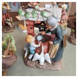 Large lot of hand painted Lefton ce...