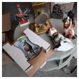 Small Rubbermaid tote with Brass Cl...