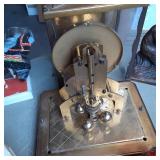 Small Rubbermaid tote with Brass Cl...
