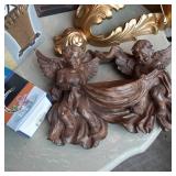 Box of misc Angel wall decor as wel...