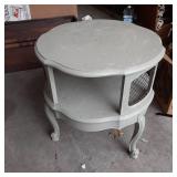 Round Decorative Painted wood end t...