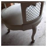 Round Decorative Painted wood end t...