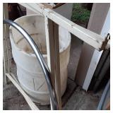Large round heavy duty metal retail...