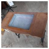 Antique sewing machine table conver...