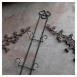 Heavy duty metal wall decor pieces ...