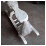 White painted Solid Wood rocking ho...