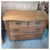 Solid Wood Vintage 4 drawer Dresser...