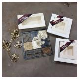 Box of White wood shadowbox style f...