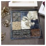 Box of White wood shadowbox style f...