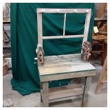 Rustic Entry table with a birdhouse...