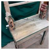 Rustic Entry table with a birdhouse...