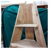 Large Solid Barnwood 5 tier Triangu...