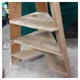 Large Solid Barnwood 5 tier Triangu...