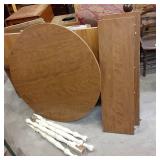 Solid Wood Vintage 42" Round Kitche...