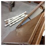 Solid Wood Vintage 42" Round Kitche...