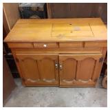Solid Wood Vintage Sewing Machine C...