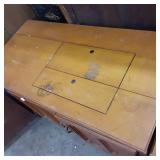 Solid Wood Vintage Sewing Machine C...