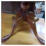 Solid Wood 19" Round Vintage Revolv...