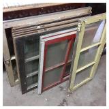 Variety lot of 8 antique Windows in...