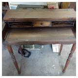 Vintage solid Wood secretary/entry ...