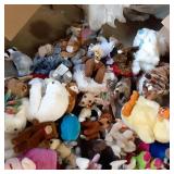 Large variety lot of stuffed toys i...