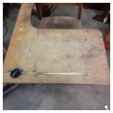 Antique School desk with pull out d...