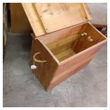 Vintage solid Wood Storage truck wi...