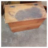 Vintage solid Wood Storage truck wi...