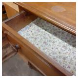 Vintage solid Wood 4 drawer highboy...