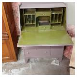 Vintage Painted Solid Wood 3 drawer...